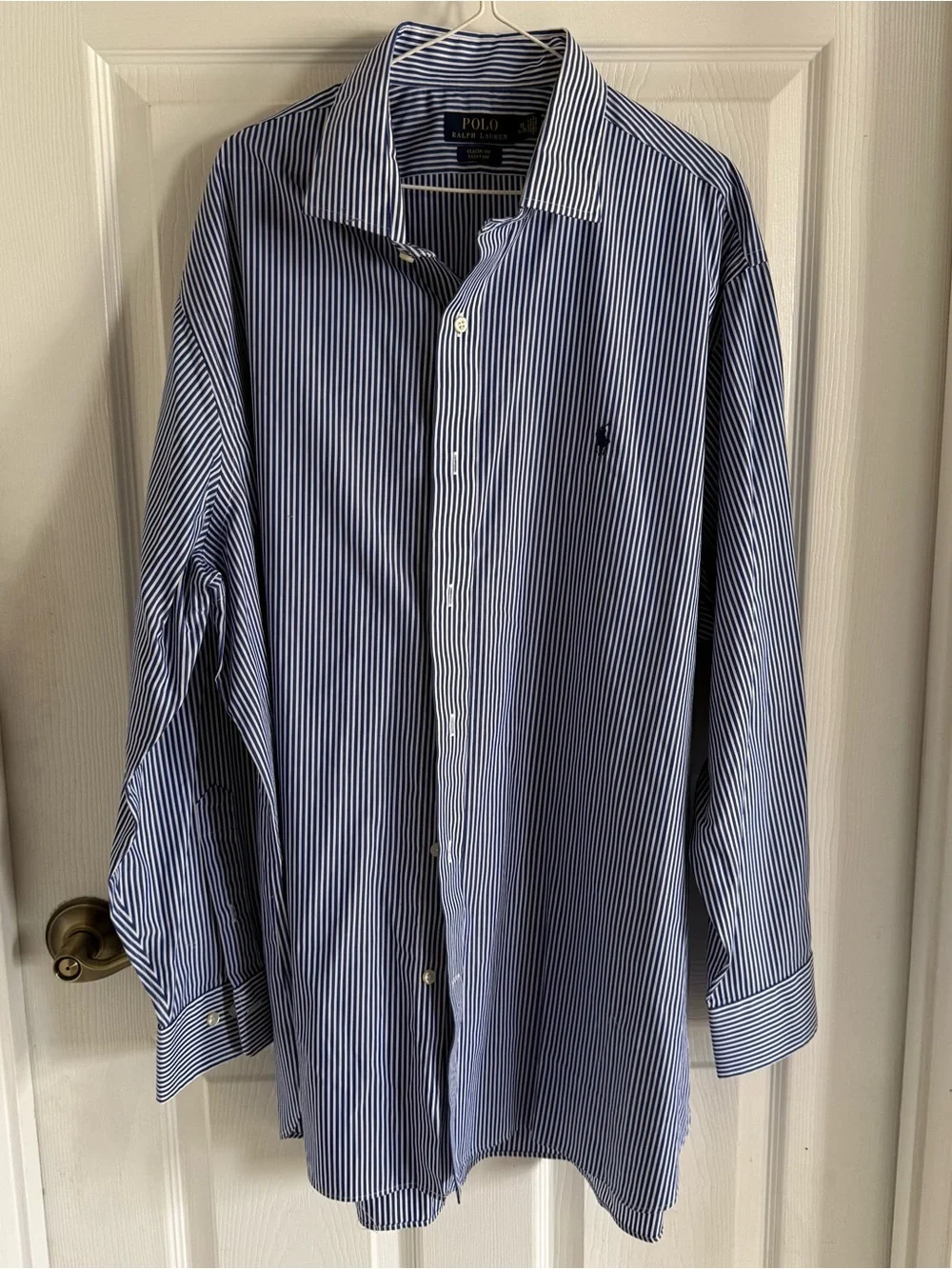 Blue Striped Ralph Lauren Button Down